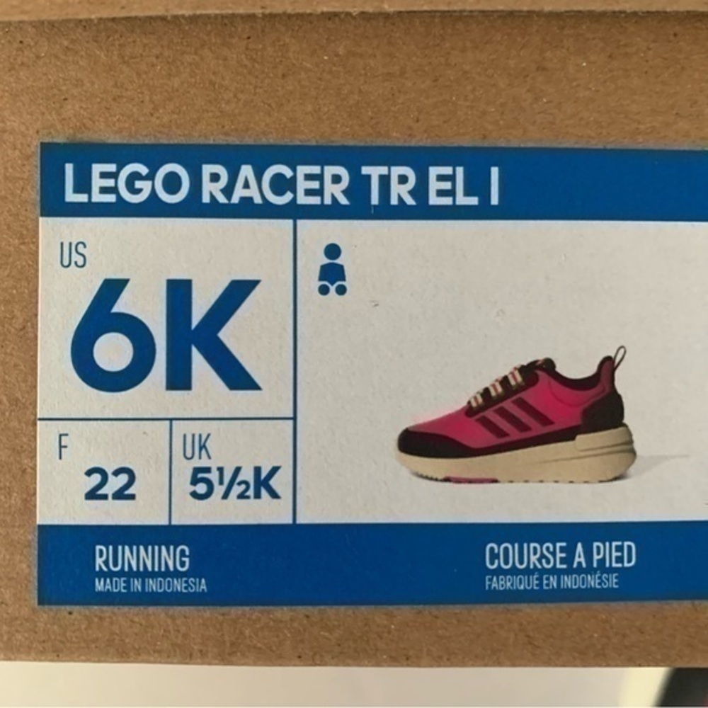 NIB. ADIDAS X LEGO Racer TR Shoes - Picture 7 of 7